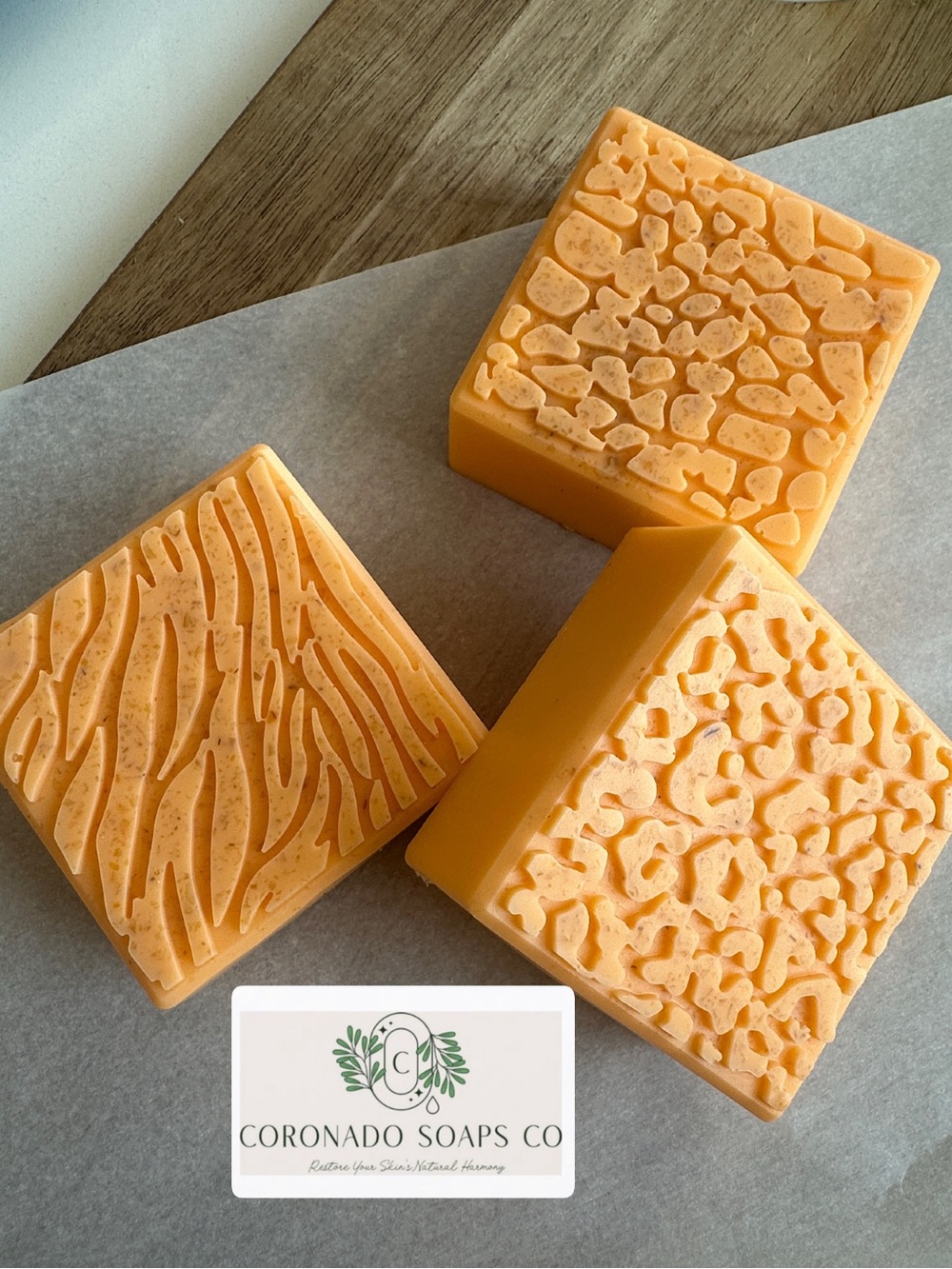 Peach Mango 4.5 oz soap bar sold individually
